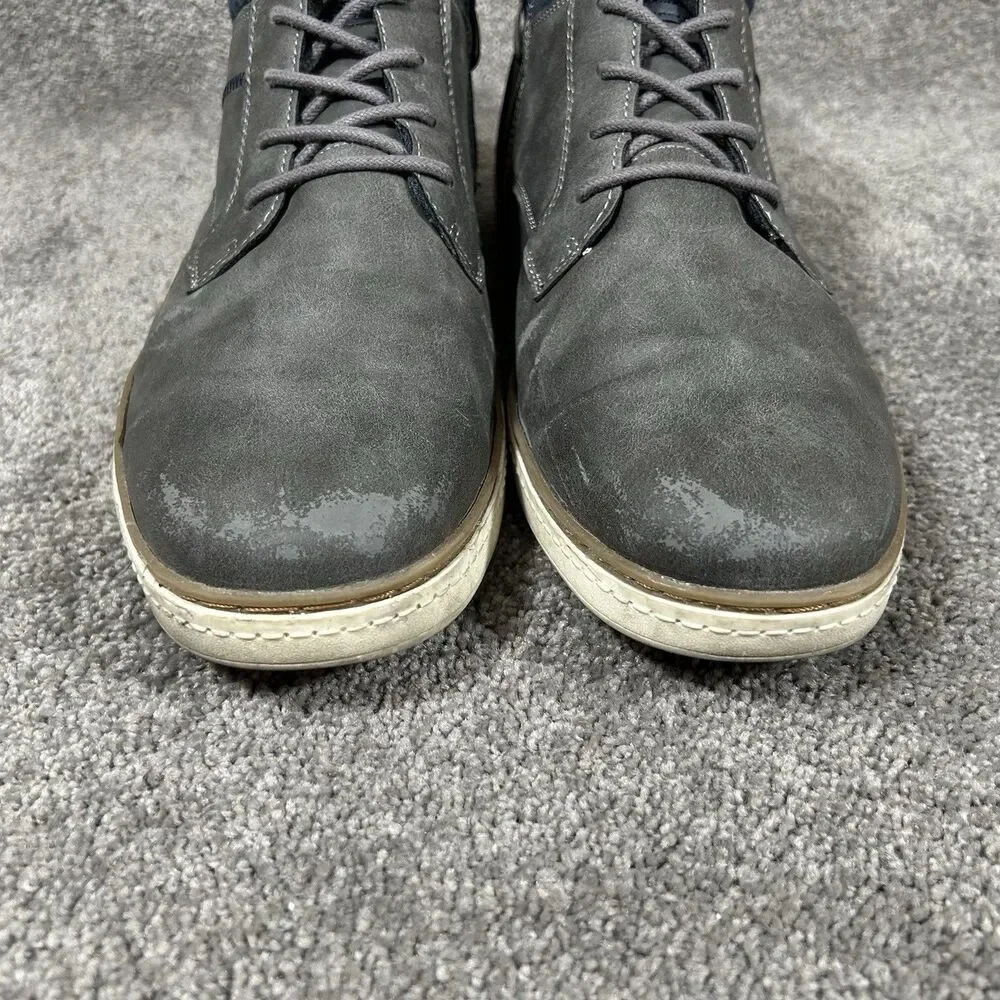 B-52 By Bullboxer Delta Men’s Size 12 Gray Blue Casual Business Shoes Used
